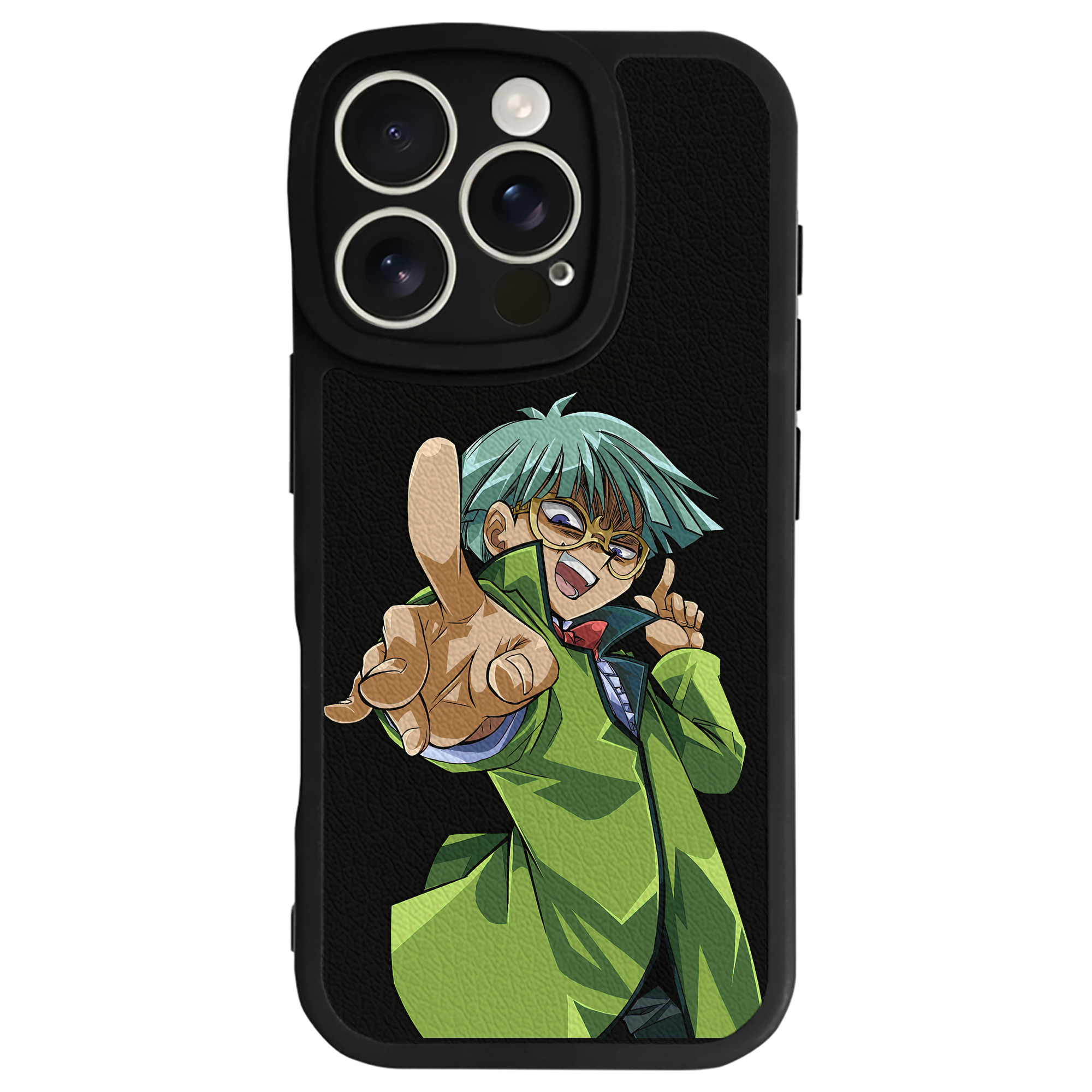 遊☆戯☆王 Yu-Gi-Oh! 【iPhone 16シリーズ対応】シリコンスマホケース（レザー調） 材質：シリコン